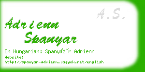 adrienn spanyar business card